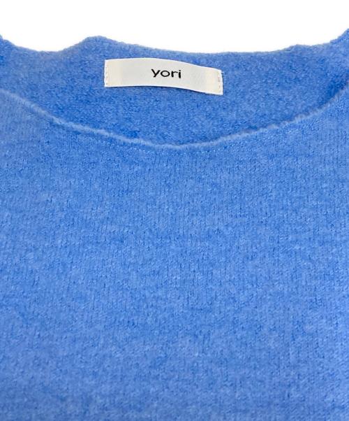 YORI（ヨリ）yori (ヨリ) 圧縮フロントショートプルオーバー スカイブルー サイズ:FREEの古着・服飾アイテム