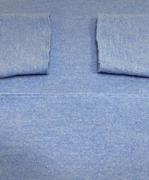 YORI（ヨリ）yori (ヨリ) 圧縮フロントショートプルオーバー スカイブルー サイズ:FREEの古着・服飾アイテム