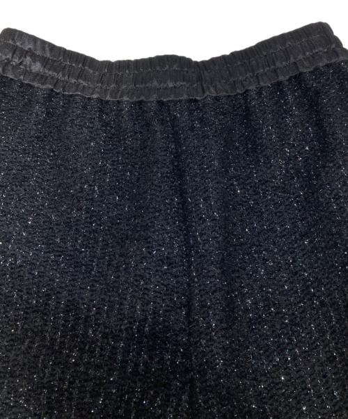 shirocon yori（シロコン ヨリ）shirocon yori (シロコン ヨリ) kirakira ワイドパンツ ブラック サイズ:S (36)の古着・服飾アイテム