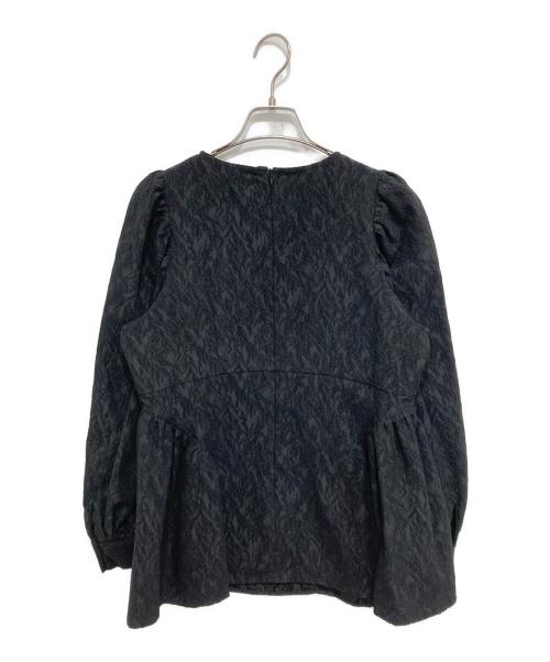 OHGA（オオガ）OHGA (オオガ) FLOAT BLOUSE ブラック サイズ:Freeの古着・服飾アイテム