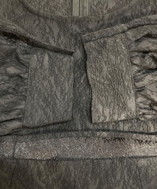 OHGA（オオガ）OHGA (オオガ) FLOAT BLOUSE ブラック サイズ:Freeの古着・服飾アイテム