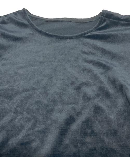 BORDERS at BALCONY（ボーダーズアットバルコニー）BORDERS AT BALCONY (ボーダーズアットバルコニー) WEEKEND BISHOP SLEEVE TOP ブラック サイズ:M(36）の古着・服飾アイテム