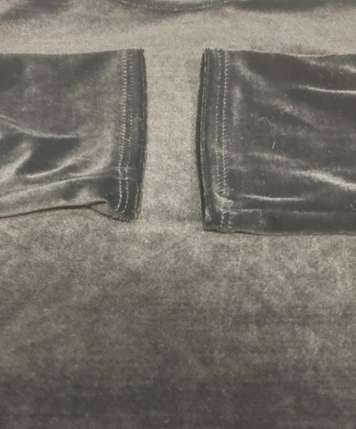 BORDERS at BALCONY（ボーダーズアットバルコニー）BORDERS AT BALCONY (ボーダーズアットバルコニー) WEEKEND BISHOP SLEEVE TOP ブラック サイズ:M(36）の古着・服飾アイテム