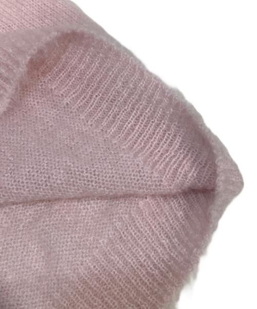 AURALEE（オーラリー）AURALEE (オーラリー) BRUSHED SUPER KID MOHAIR KNIT P/O ピンクの古着・服飾アイテム