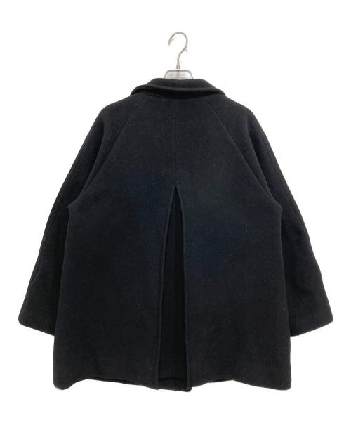 journal standard L'essage（ジャーナルスタンダード レサージュ）journal standard L'essage (ジャーナルスタンダード レサージュ) トップビーバースタンドショートコート ブラック サイズ:Freeの古着・服飾アイテム