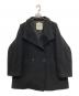 journal standard L'essage（ジャーナルスタンダード レサージュ）の古着「トップビーバースタンドショートコート」｜ブラック