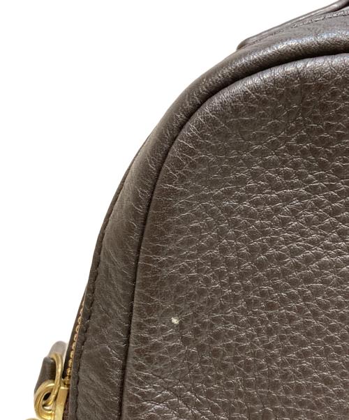 agnes b voyage（アニエスベーボヤージュ）agnes b voyage (アニエスベーボヤージュ) レザーショルダーバッグ ブラウンの古着・服飾アイテム