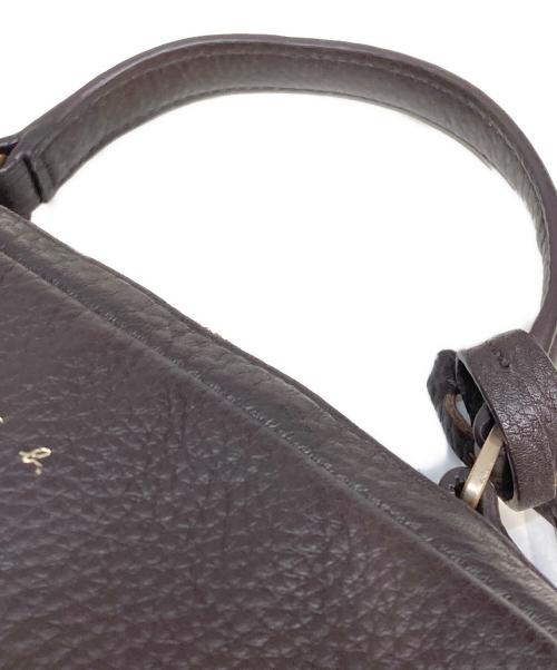 agnes b voyage（アニエスベーボヤージュ）agnes b voyage (アニエスベーボヤージュ) レザーショルダーバッグ ブラウンの古着・服飾アイテム