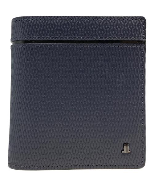 LANVIN（ランバン）LANVIN (ライバン) 2つ折り財布 ネイビーの古着・服飾アイテム