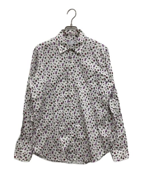 ETRO（エトロ）ETRO (エトロ) 総柄シャツ ホワイト サイズ:Mの古着・服飾アイテム