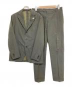 LARDINIラルディーニ）の古着「コットンウールソラーロセットアップスーツ」｜オリーブ