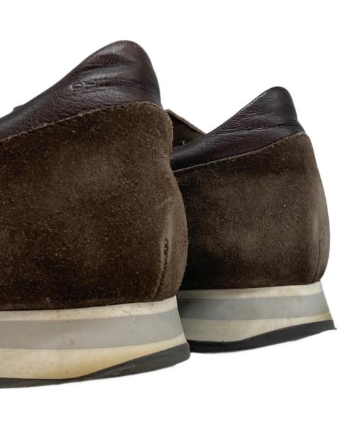 PHILIPPE MODEL（フィリップ モデル）PHILIPPE MODEL (フィリップ モデル) ローカットスニーカー ブラウン サイズ:43（27-27.5cm）の古着・服飾アイテム