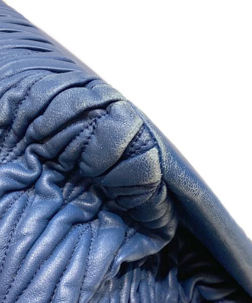 MIU MIU（ミュウミュウ）MIU MIU (ミュウミュウ) 2WAYバッグ ネイビーの古着・服飾アイテム