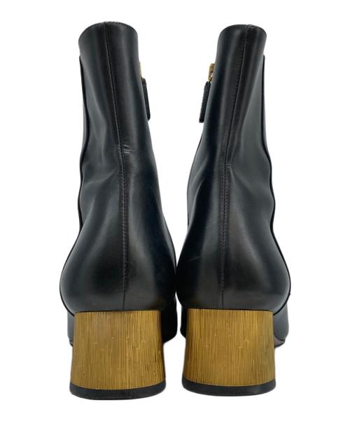 GUCCI（グッチ）GUCCI (グッチ) サイドジップブーツ ブラック サイズ:23cm(36)の古着・服飾アイテム