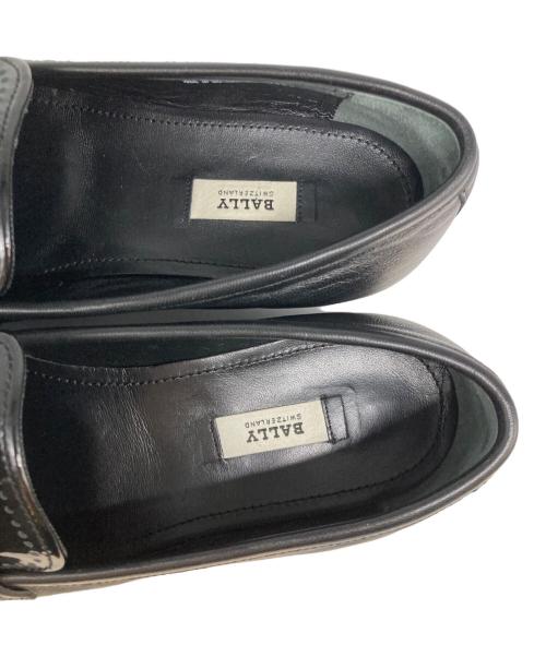 BALLY（バリー）BALLY (バリー) コインローファー ブラック サイズ:US5 1/2(23.5cm程度)の古着・服飾アイテム