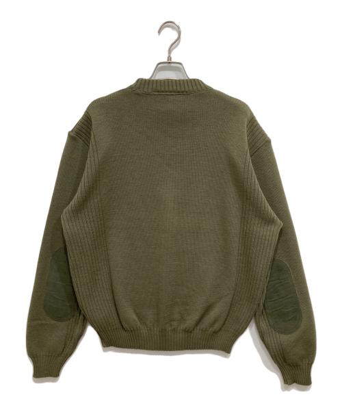 HUNTING WORLD（ハンティングワールド）HUNTING WORLD (ハンティングワールド) コマンドニット カーキ サイズ:XLの古着・服飾アイテム