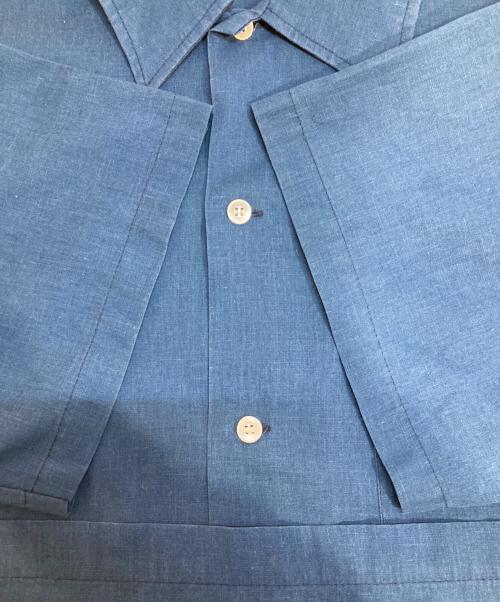 Hilton（ヒルトン）Hilton (ヒルトン) バックプリント半袖シャツ ネイビー サイズ:Lの古着・服飾アイテム