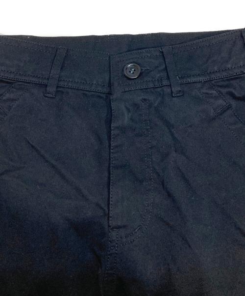 BLACK COMME des GARCONS（ブラックコムデギャルソン）BLACK COMME des GARCONS (ブラック コムデギャルソン) 裾ジップパンツ ブラック サイズ:XSの古着・服飾アイテム
