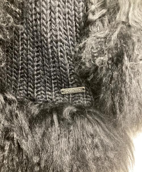 JOHN GALLIANO（ジョンガリアーノ）JOHN GALLIANO (ジョンガリアーノ) ロングカーディガン ブラック サイズ:Sの古着・服飾アイテム