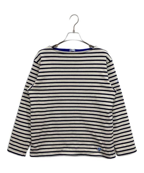 ORCIVAL（オーシバル）ORCIVAL (オーシバル) 裏フリースバスクシャツ アイボリー サイズ:M(3)の古着・服飾アイテム