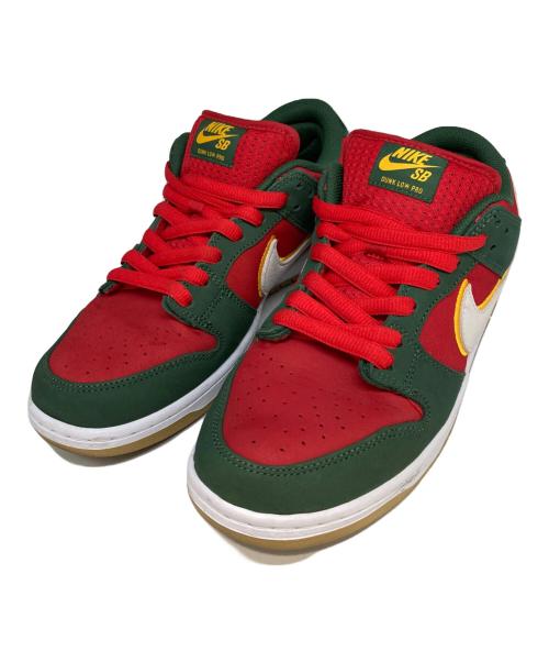 NIKE（ナイキ）NIKE (ナイキ) SB Dunk Low PRM グリーン×レッド サイズ:27cmの古着・服飾アイテム