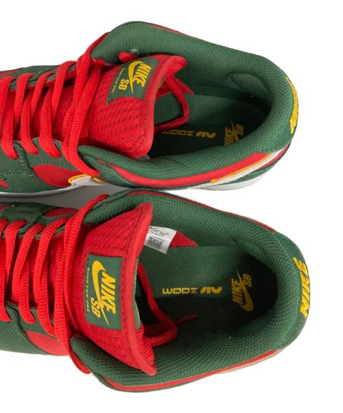 NIKE（ナイキ）NIKE (ナイキ) SB Dunk Low PRM グリーン×レッド サイズ:27cmの古着・服飾アイテム