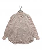 KAPTAIN SUNSHINEキャプテンサンシャイン）の古着「Relaxed Polocollar Shirt」｜ピンク