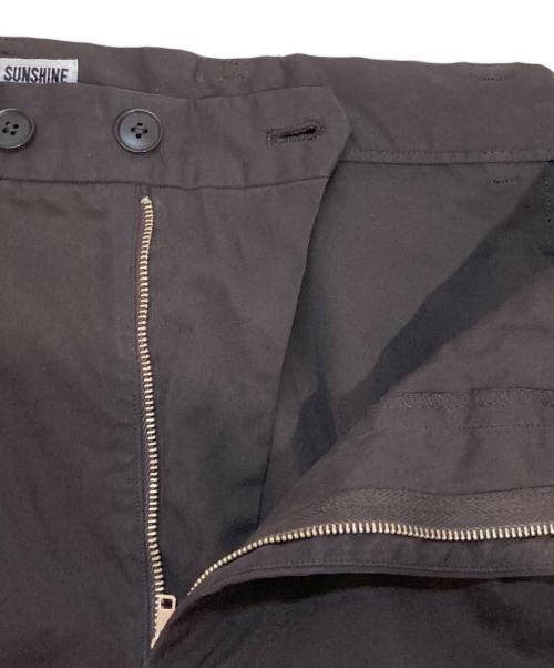 KAPTAIN SUNSHINE（キャプテンサンシャイン）KAPTAIN SUNSHINE (キャプテンサンシャイン) Garment Dyed 2Pleats Straight Trousers ブラウン サイズ:76cm (W30)の古着・服飾アイテム