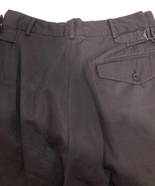 KAPTAIN SUNSHINE（キャプテンサンシャイン）KAPTAIN SUNSHINE (キャプテンサンシャイン) Garment Dyed 2Pleats Straight Trousers ブラウン サイズ:76cm (W30)の古着・服飾アイテム