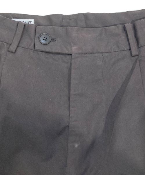 KAPTAIN SUNSHINE（キャプテンサンシャイン）KAPTAIN SUNSHINE (キャプテンサンシャイン) Garment Dyed 2Pleats Straight Trousers ブラウン サイズ:76cm (W30)の古着・服飾アイテム