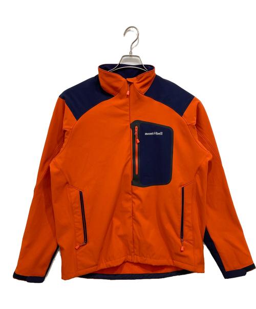 mont-bell（モンベル）mont-bell (モンベル) ロッシュジャケット オレンジ×ネイビー サイズ:XLの古着・服飾アイテム