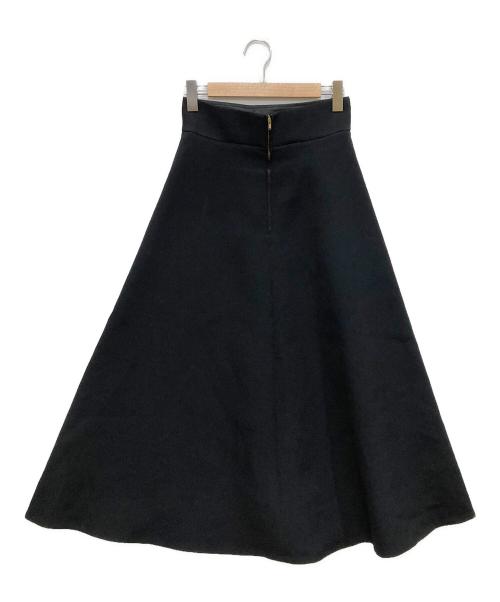 ORIVAR SAT（オリバーサット）ORIVAR SAT (オリバーサット) トリプルクロスロングスカート ブラック サイズ:38の古着・服飾アイテム