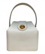 GIVENCHYジバンシィ）の古着「ターンロックハンドバッグ」｜ホワイト
