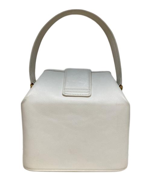 GIVENCHY（ジバンシィ）GIVENCHY (ジバンシィ) ターンロックハンドバッグ ホワイトの古着・服飾アイテム