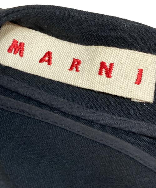MARNI（マルニ）MARNI (マルニ) バックジップスリットワンピース ブラック サイズ:Mの古着・服飾アイテム