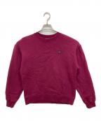 maison kitsuneメゾンキツネ）の古着「TONAL FOX HEAD PATCH COMFORT SWEATSHIRT」｜バイオレット