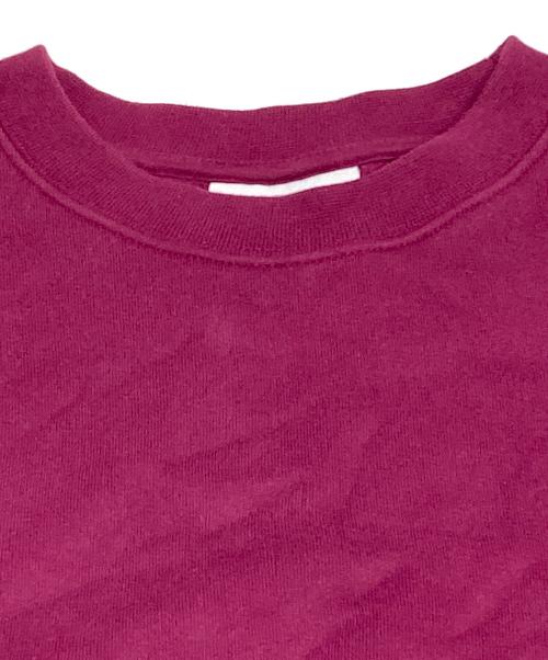 maison kitsune（メゾンキツネ）maison kitsune (メゾンキツネ) TONAL FOX HEAD PATCH COMFORT SWEATSHIRT バイオレット サイズ:Sの古着・服飾アイテム