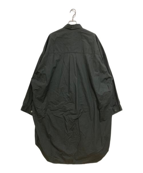 MAISON SPECIAL（メゾンスペシャル）MAISON SPECIAL (メゾンスペシャル) Prime-Over Typewriter Maxi Shirt Coat ブラック サイズ:Lの古着・服飾アイテム