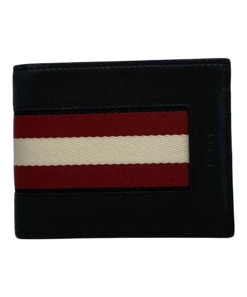 BALLY（バリー）BALLY (バリー) 2つ折り財布 ブラックの古着・服飾アイテム