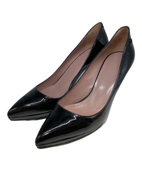 GUCCI（グッチ）GUCCI (グッチ) エナメルパンプス ブラック サイズ:37の古着・服飾アイテム