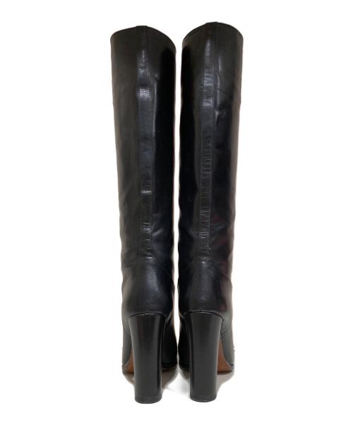 PRADA（プラダ）PRADA (プラダ) ロングブーツ ブラック サイズ:23.5cm(37)の古着・服飾アイテム