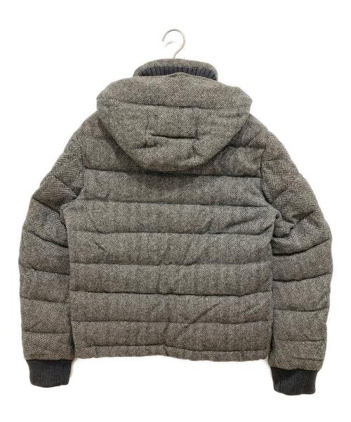 MONCLER（モンクレール）MONCLER (モンクレール) 「FLORIAN」ツイードダウンジャケット グレー サイズ:M(2)の古着・服飾アイテム