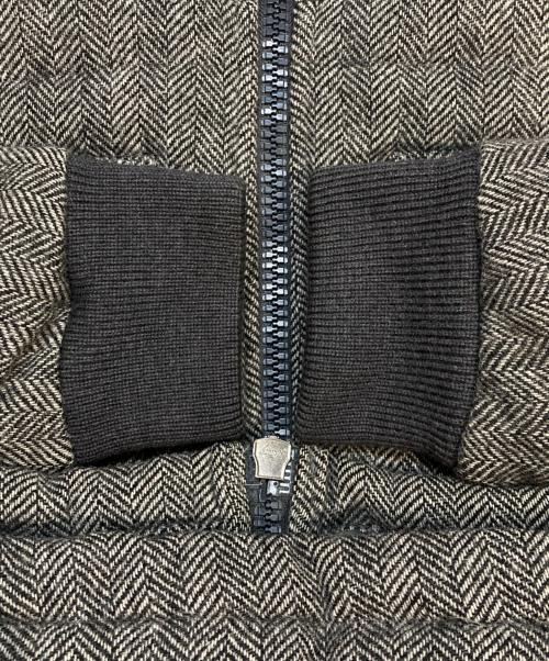 MONCLER（モンクレール）MONCLER (モンクレール) 「FLORIAN」ツイードダウンジャケット グレー サイズ:M(2)の古着・服飾アイテム