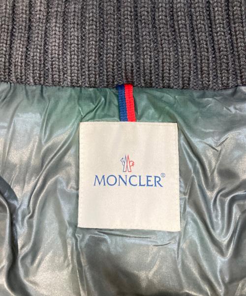 MONCLER（モンクレール）MONCLER (モンクレール) 「FLORIAN」ツイードダウンジャケット グレー サイズ:M(2)の古着・服飾アイテム