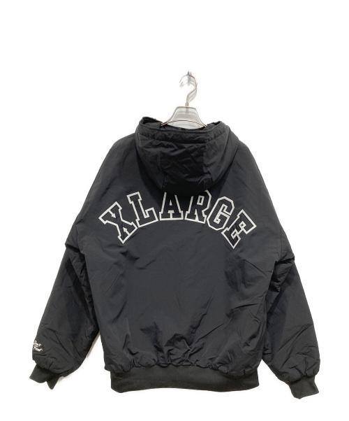 X-LARGE（エクストララージ）X-LARGE (エクストララージ) NYLON PUFFER JACKET ブラック サイズ:XLの古着・服飾アイテム