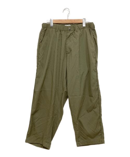 EVISEN（エビセン）EVISEN (エビセン) シアサッカーイージーパンツ カーキ サイズ:Lの古着・服飾アイテム