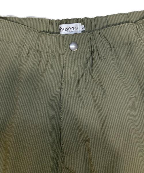 EVISEN（エビセン）EVISEN (エビセン) シアサッカーイージーパンツ カーキ サイズ:Lの古着・服飾アイテム