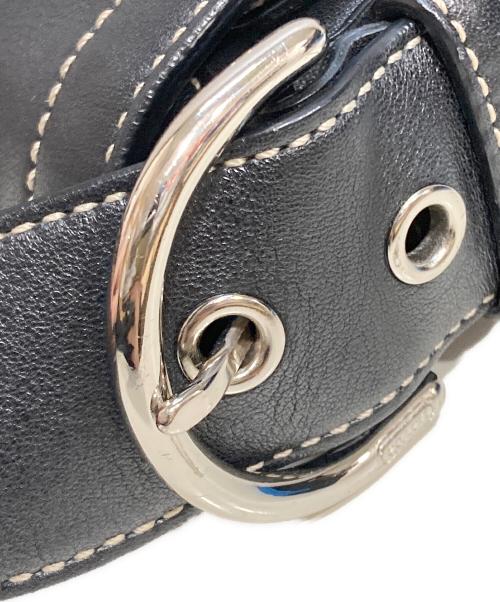 COACH（コーチ）COACH (コーチ) セミショルダーバッグ ブラックの古着・服飾アイテム