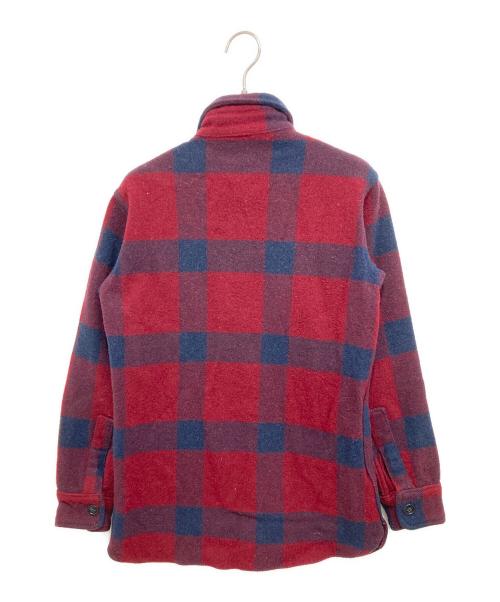 WOOLRICH（ウールリッチ）WOOLRICH (ウールリッチ) チェックウールシャツ レッド サイズ:Sの古着・服飾アイテム