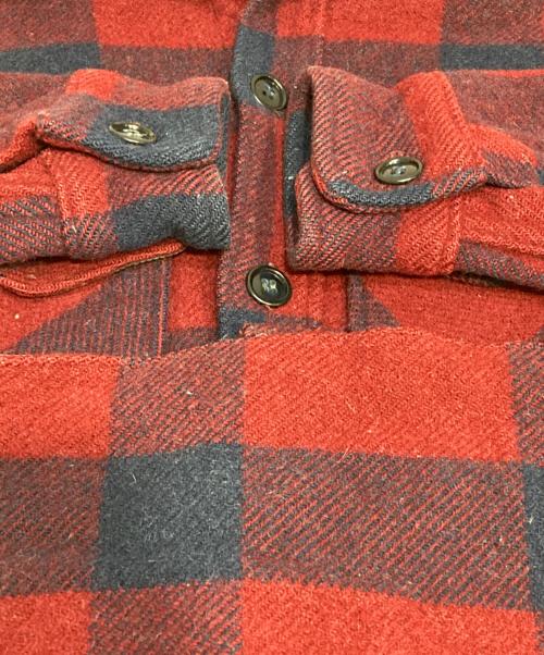 WOOLRICH（ウールリッチ）WOOLRICH (ウールリッチ) チェックウールシャツ レッド サイズ:Sの古着・服飾アイテム